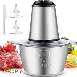 Swabs® Food Processor and Blender, Electric Meat Grinder Mincer Food Processor Cutter Meat Slicer | Speeds Control and Large SUS Bowl-picture-55