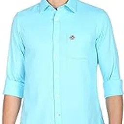 u.s. polo assn. Men's Solid Spread Collar Premium Cotton Dobby Tailored Fit Shirt-picture-39