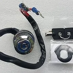 Universal Ignition Switch with Round Key Harley Ignition Switch 3-Position Switch 95-05 Dyna and Custon Use-picture-15