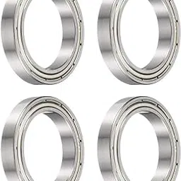 XERZO | 6806 ZZ | 4 Pieces | Z3 V3 HQ | 30mm ID x 42mm OD x 7mm Width | High Speed, Double Metal Shield, Chromium Steel Ball Bearing, Low Noise-picture-11
