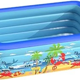 LICHTS®Inflatable Pool for Kids and Adults Blow up Pool for Home Indoor Garden Yard 210x150x70cm|Home & Garden|Yard, Garden & Outdoor Living|Pools & Spas|Swimming Pools|Inflatable & Kid Pools-image-74