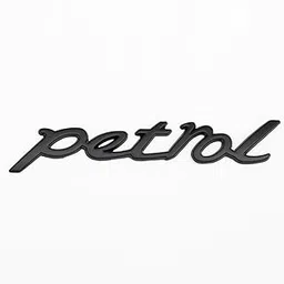 Feora9X Petrol Badge For Car Fuel Tank, Metal Emblem Sticker, Black-picture-26
