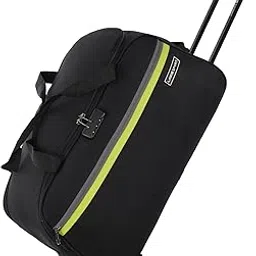 lavie sport Large Size 63 cms Victor Combi Anti-Theft Wheel Duffle Bag (Black)-picture-45