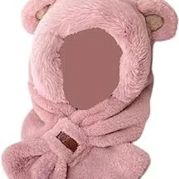 merishopp Winter Hat Scarf Set Soft for Outdoor New Year Gift Stage Performance Pink|Clothing, Shoes & Accessories|Womens Accessories|Hats-picture-57