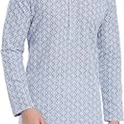 divisive Men's Thread Embroidered Linen Blend Only Slim Fit Kurta-picture-14