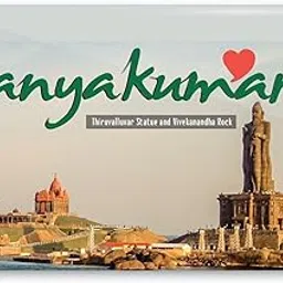 PEACOCKRIDE Love Kanyakumari I Thiruvalluvar Statue and Vivekanandha Rock I Souvenir I Travel Memories I Fridge Magnet (Multicolor, 75mm)-picture-35