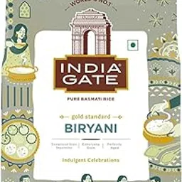 India Gate Biryani Pure Basmati Rice 1Kg | Perfectly Aged | Extrta Long Grain | Best for Dum Cooking-picture-19