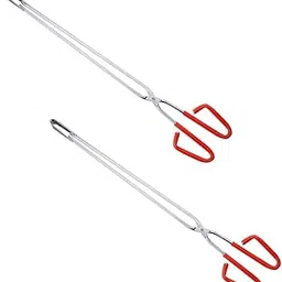 2pcs Stainless Steel Trash Clamps Durable Household Tongs for Pickup Comfortable Grip Litter Grabber for Outdoor and Indoor Use-image-14