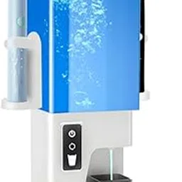 OCOELY Automatic Mouthwash Dispenser (Rechargeable) Wall-Mounted with 2-Touch Modes for Bathroom, Magnetic Cups,Suitable for All Age Groups, White-image-27