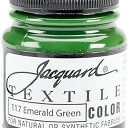 Jacquard Products Textile Color Fabric Paint 2.25-Ounce, Emerald Green-image-36