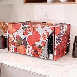 Heart Home 20 Ltr PVC Microwave Oven Cover for Kitchen | Microwave/Oven/Otg Cover - Protects from Spills, Stains & Scratches | Fruit Print - Multicolor-picture-15