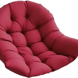 Bnf® Hanging Egg Chair Cushion Soft Basket Chair Cushion for Porch Office Outdoor Dark Red | Home & Garden | Yard, Garden & Outdoor Living | Patio & Garden Furniture | Chairs-picture-25