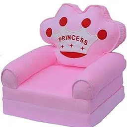 NKK PNP Kids Cotton Sofa Come Bed for 0-3 Years Princess (Pink) (PNP5709)-picture-17