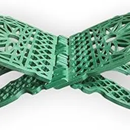 Book Reading Stand, Foldable Plastic Rehal, Green-picture-25