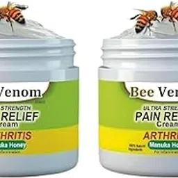 Bee Venom Pain Relief Cream || Bee Venom Joint and Bone Therapy Cream | Ultra Strength Bee Venom Pain Relief Cream (Pack of 2 (Each 100gm || Total=200gm))-picture-10