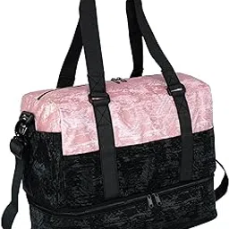 storite Polyester 43cm Travel Duffel Bag – Lightweight, Water-Resistant Weekender with Carry Straps, Large-Capacity Luggage Organizer for Men & Women (Pink, 43 x 23 x 34 cm)-picture-17