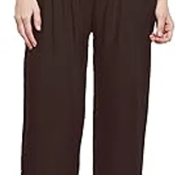 castle lifestyle Women Straight Fit Palazzos Comes with Elasticated Waist Band and Draw String-picture-34