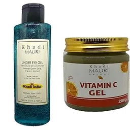Khadi Mauri Vitamin C & Under Eye Gel - Pack Of 2 (410 ml)-picture-39