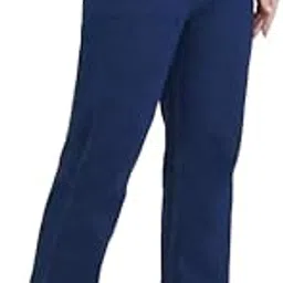 linaria Women's Relaxed Fit Baggy Jeans, Dark Blue, Plain Denim-picture-26