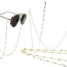 STYLEHEAVEN 2 Pieces Metal Eyeglasses Chain Cord Sunglasses Spectacles Rope Retainer|Health & Beauty|Vision Care|Other Vision Care-picture-33