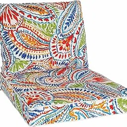 Outdoor Seat/Back Chair Cushion Tufted Pillow 22"x22" Indoor Deep Seat Chair Cushion Set Water Resistant for Patio Furniture with 3-Year Fade Resistant-picture-42