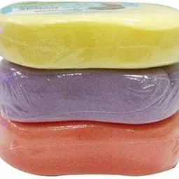 Zhunmun Body Cleaning Scrubber Soft Baby Bath Sponge Bathing Loofah For Men Women & New Born Baby (Set of 3,Multicolor)-image-39