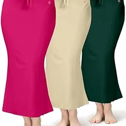 Women Saree Shapewear Petticoat for Women, Cotton Blended,Petticoat,Skirts for Women,Shape Wear Dress for Saree Shaper(Combo-Pack)-image-62