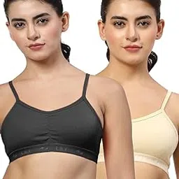 lily Black, Coral Seamless Non Padded Slip-on Sports Bra-picture-16