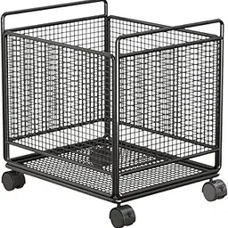 Laundry Basket Cart Rolling Laundry Hamper For Living Room Entryway Bathroom M Black | Home & Garden | Household Supplies & Cleaning | Laundry Supplies | Hampers-picture-58