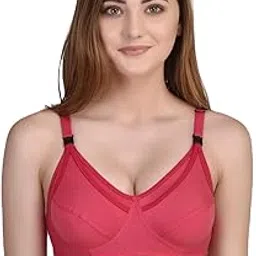 Stylist Cotton Blend Casual Full Coverage Non-Padded Wire Free Solid Maternity/Nursing Bra for Women (Blue-Rani-Yellow, 40B) (Pack of 3)-picture-19