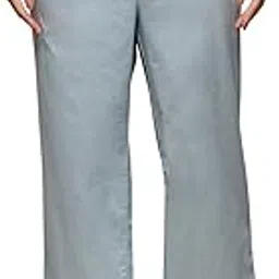 biba Women's Regular Pants (CHINTZPOPCOLLECTION20294SS24POWRBLU_Blue-picture-34