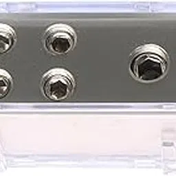 MYADDICTION 4-Way Car Gauge Power Distribution Block 4 Gauge Input to (4) 8 Gauge Output Consumer Electronics | Vehicle Electronics & GPS | Car Audio & Video Installation | Distribution Blocks-picture-39