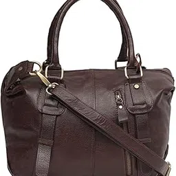 genwayne Women's Leather Handbag, Brown, Llsb114_0016-picture-49