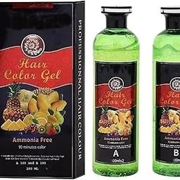 Fruit Vinegar Hair Dye Color for Both Men, Women, Natural & Ammonia Free Color Emperor Hair Dye is a natural, ammonia-free hair coloring solution designed men and women 200 ML (Black)-image-66