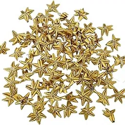 Embroiderymaterial 3CM Gota Patti Flowers Appliques Patches for Embroidery Decoration and Craft Making(Gold Color,100 Pieces)-picture-27