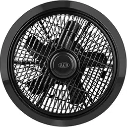 Katrina Cabin Ceiling fan for Home and Office with Rotating Grill l Power Saving l Anti Rust Body (Black)-picture-23