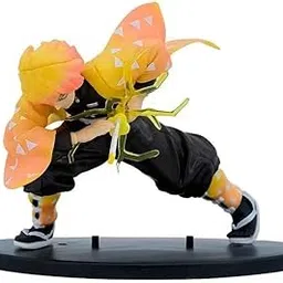 RVM Toys Slayer Zenitsu Demon Action Figure 16 cm Collectible for Office Desk & Study Table, Car Dashboard, Decoration and Cake Topper Toys for Fans D2-picture-17