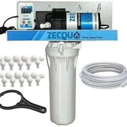 zecqua Mist fogger System kit Water fogger System Cooling fogger kit fogger Nozzle for Disinfection, Pest Control & Humidity – Portable Fogging Sprayer for Indoor & Outdoor Use-picture-41