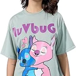 tokyo talkies Women's Cartoon Oversized Fit T-Shirt-picture-21