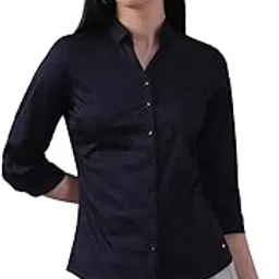allen solly Women's 100% Polyester Regular Fit Shirt-picture-15