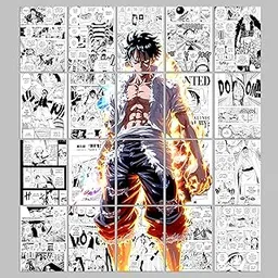 FlyBuy HUB Anime Merchandise One Piece Poster For Room Walls Decoration, Set Of 20 Poster, Size : “7.00x10.00” Inches Self-Adhesive-picture-17