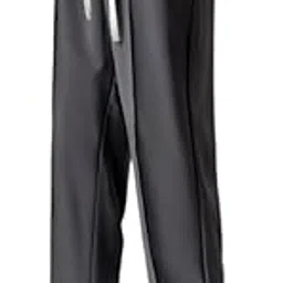 sakhwala Men's Wide Leg Solid Track Pant | Men's Trouser | Loose Fit | Baggy | Lower for Men | Elastic Weistbend and Drawstring-picture-20