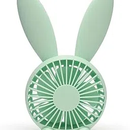 Portable Rabbit & Deer Mini Fan for Kids | Rechargeable Handheld Cooling Fan | Quiet Personal USB Desk Fan Lightweight Plastic-picture-24