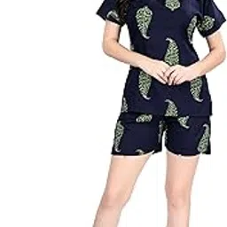 Trendy Women’s Shorts Night Suit Set – Soft, Lightweight, Cotton Sleepwear & Comfortable Loungewear-image-9