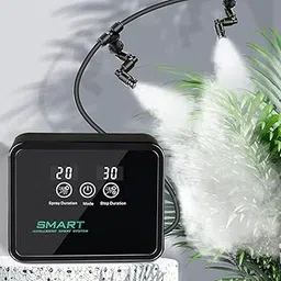 Reptile Humidifiers Smart Misting System, Reptile Mister Automatic with Timer, Terrariums Humidifier with 360°Adjustable Misting Nozzles, Spray Kit for Rainforest Plants Amphibian-picture-30