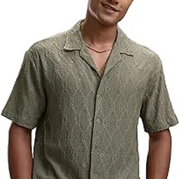 highlander Men's Solid Relaxed Fit HLSH021837-picture-21
