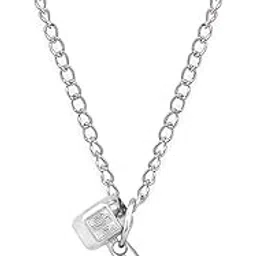 oomph Jewellery Go Fit Dumbbell Silver Stainless Steel Gym Pendant Necklace Chain For Men & Boys (NYJ105_AOR1)-picture-18