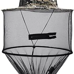 LR Decor E-Shop Anti Mosquito Mesh Head Face Protection Fishing Mask Hat Digital Multicolour-image-14