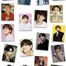 SINCE 7 STORE BTS V (Kim Tae-hyung) Solo Lomo Cards Pack of 18 Premium Photocards (3 x 4 inches)-picture-55