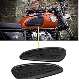 Meenu Arts Anti Slip Tank PAD Universal for All Royal Enfield Interceptor 650, Matte Black-picture-40